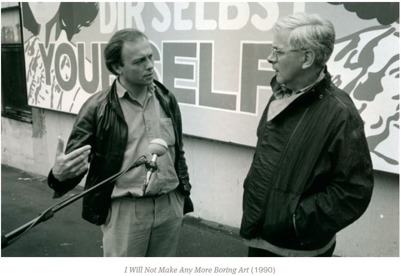 I Will Not Make Any More Boring Art